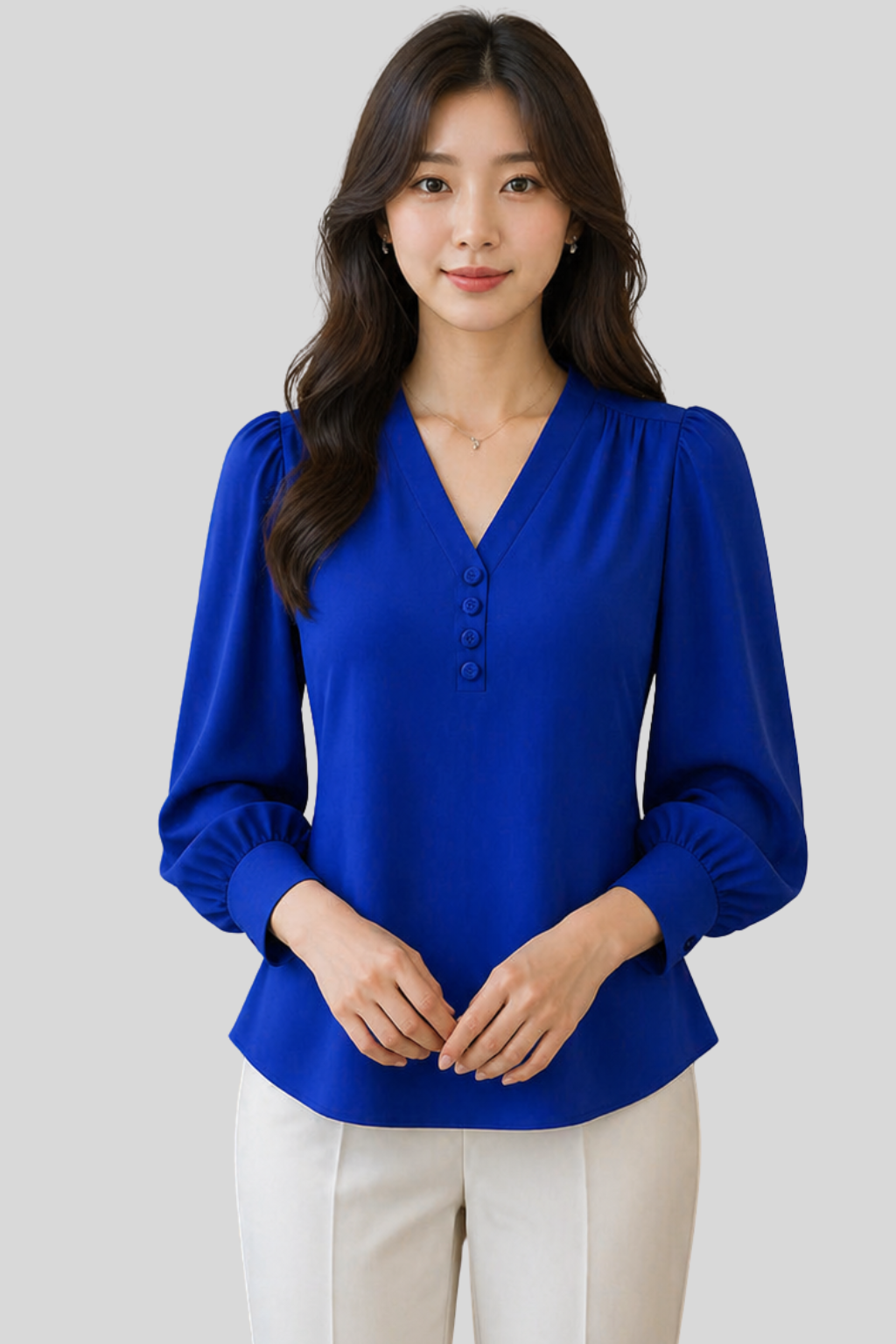 Áo Sơ Mi Nữ Cổ Tim
