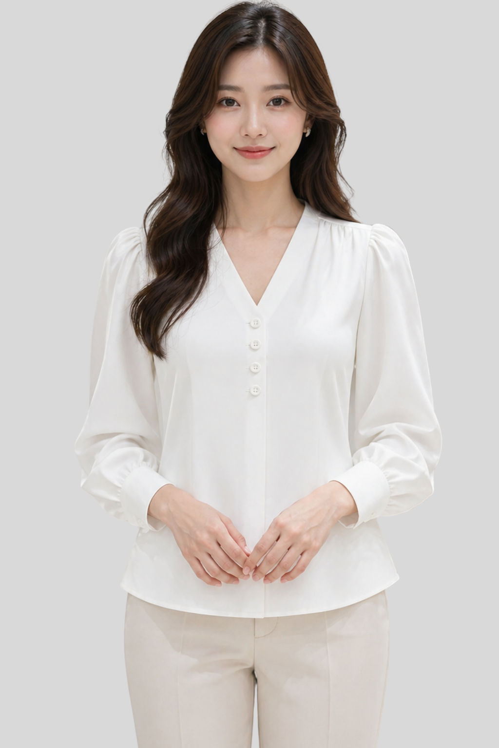 Áo Sơ Mi Nữ Cổ Tim