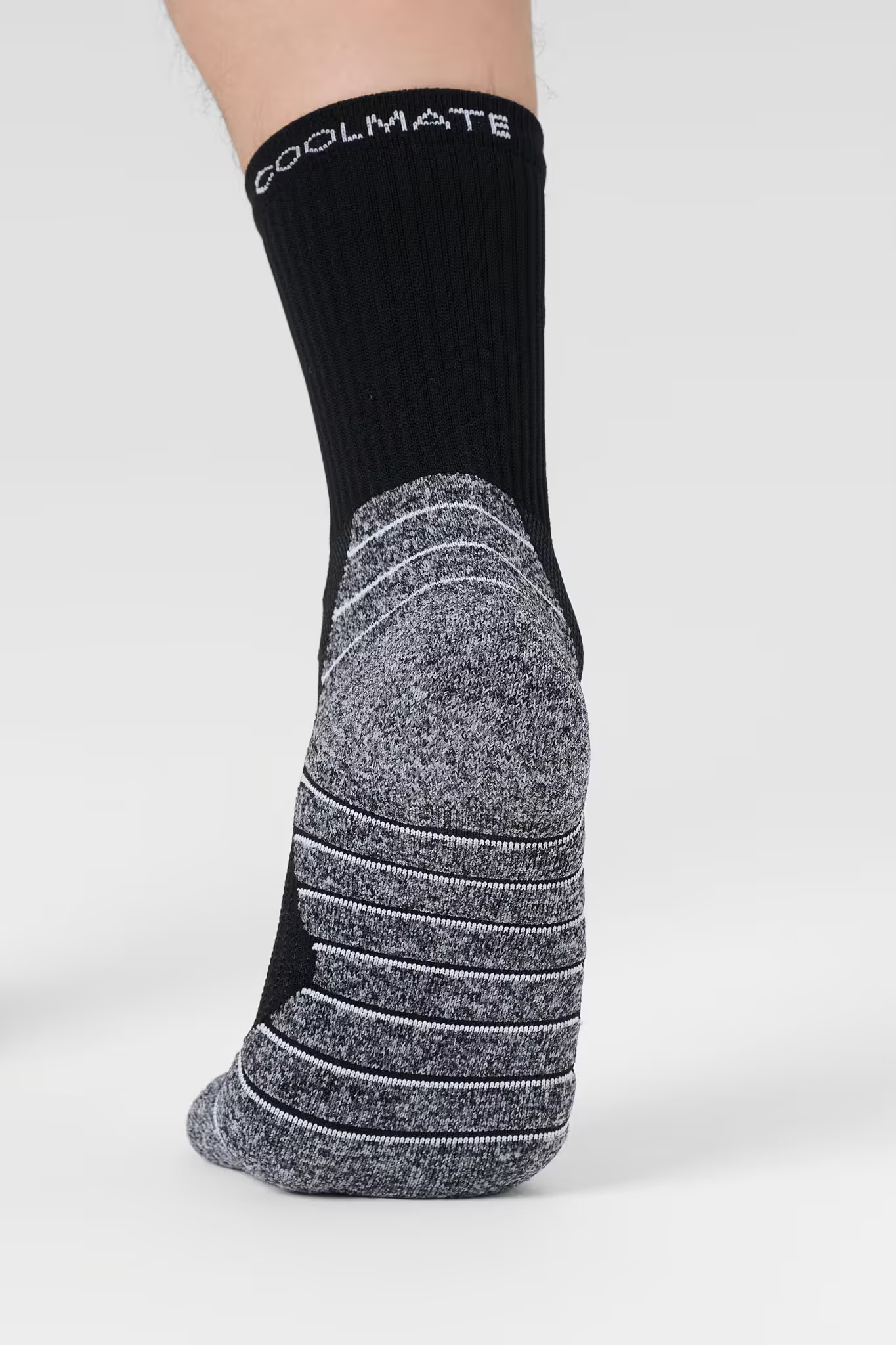 Tất Pickleball Nam Cổ Trung Court Black123