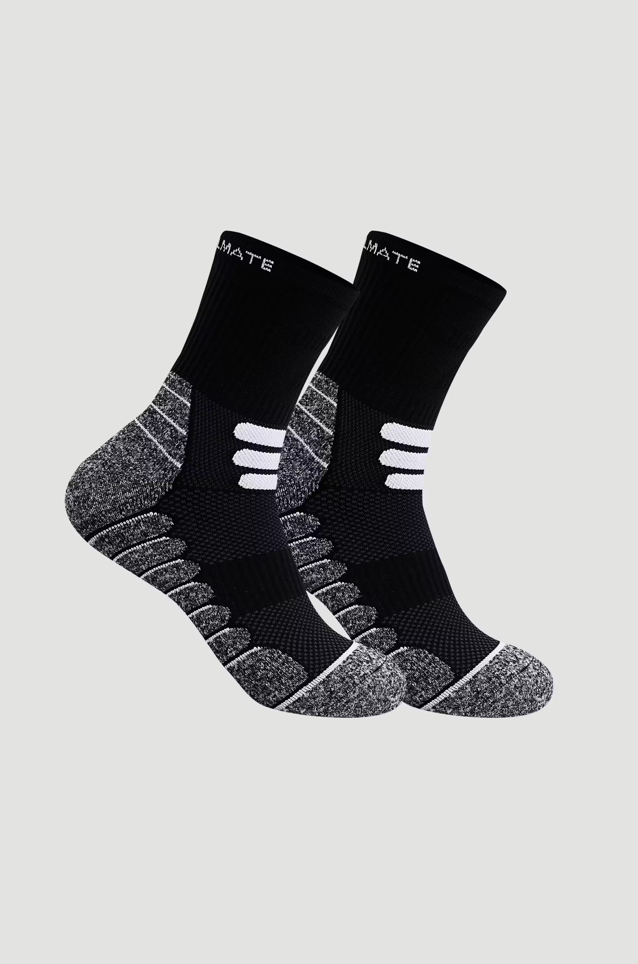 Tất Pickleball Nam Cổ Trung Court Black123